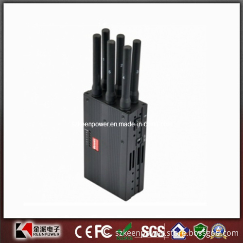 2014 New Handheld 6 Bands 3G Cell Phone Jammer
